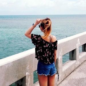 Floral Off Shoulder Top